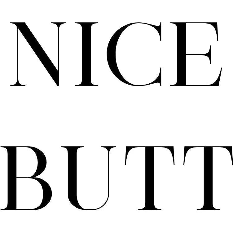 NICE BUTT-kortti