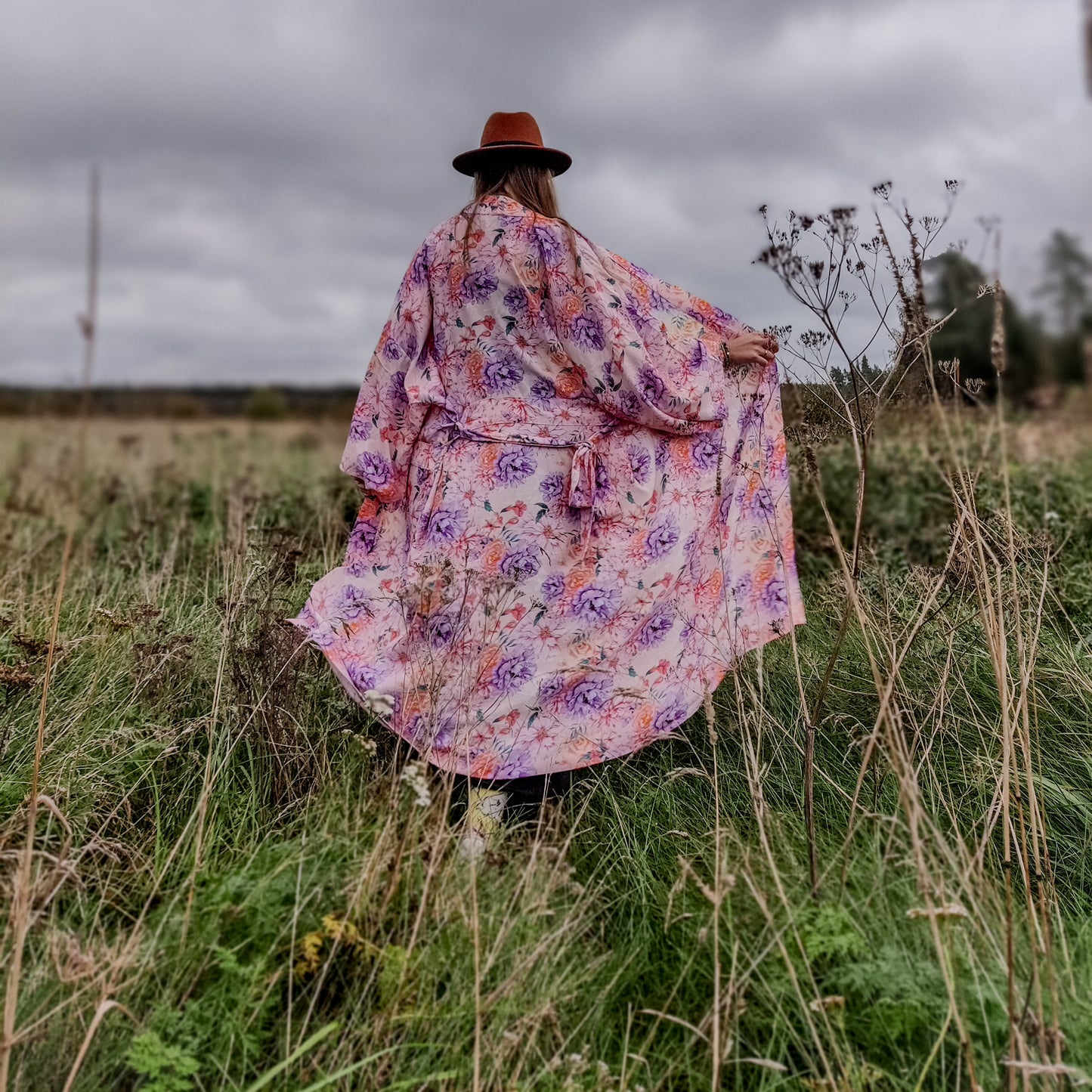 PASTEL FLOWER-kimono