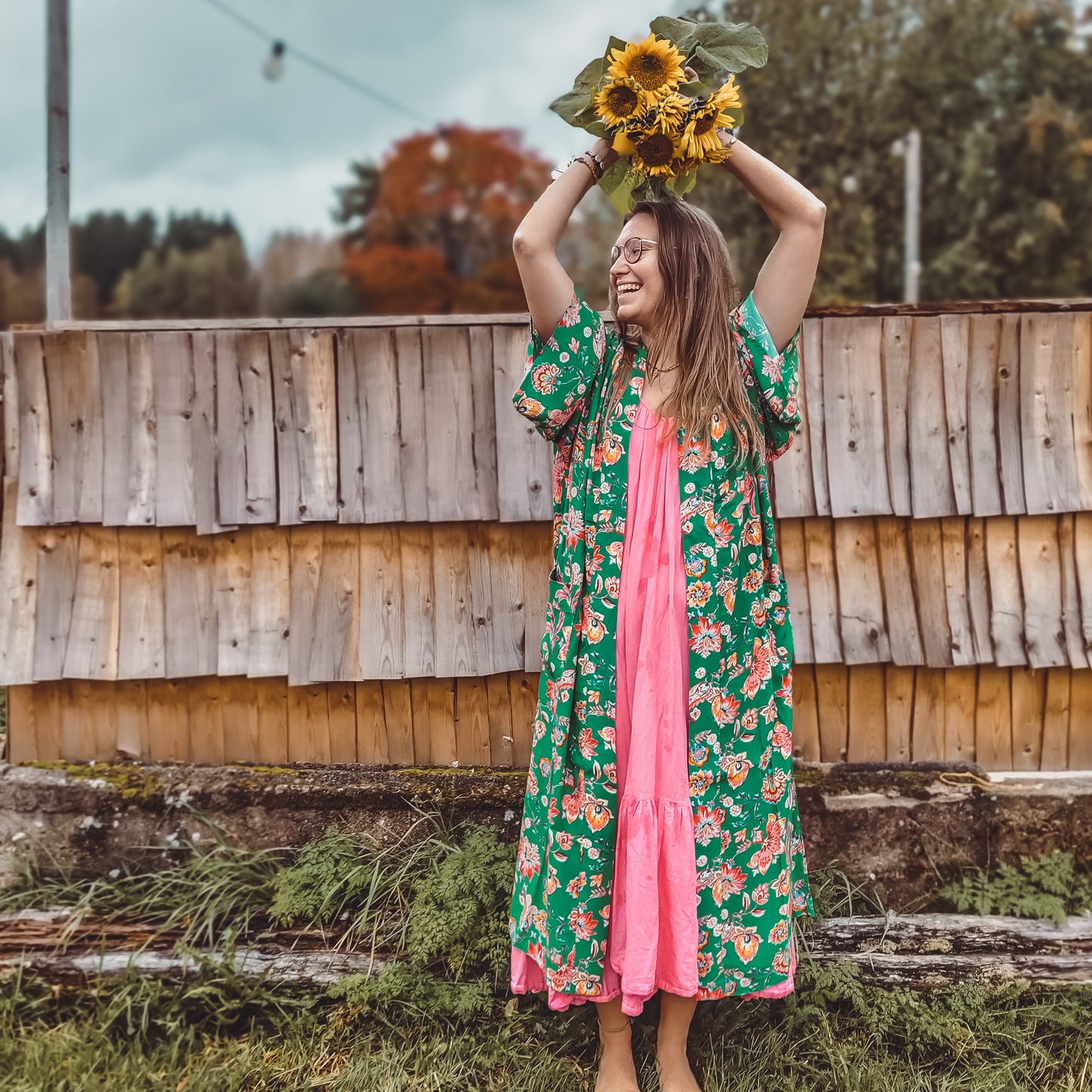 GREEN INDIA-kimono